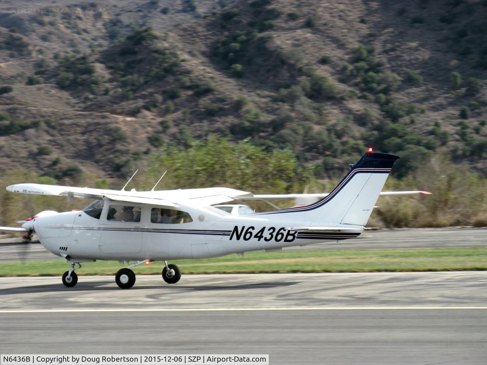 N6436B, 1978 Cessna T210M Turbo Centurion C/N 21062763, 1978 Cessna T210M  TURBO CENTURION, Continental TSIO-520-R 310 Hp max, 285 Hp continuous, wing Micro vortex generators by STC, six seats, takeoff roll Rwy 04