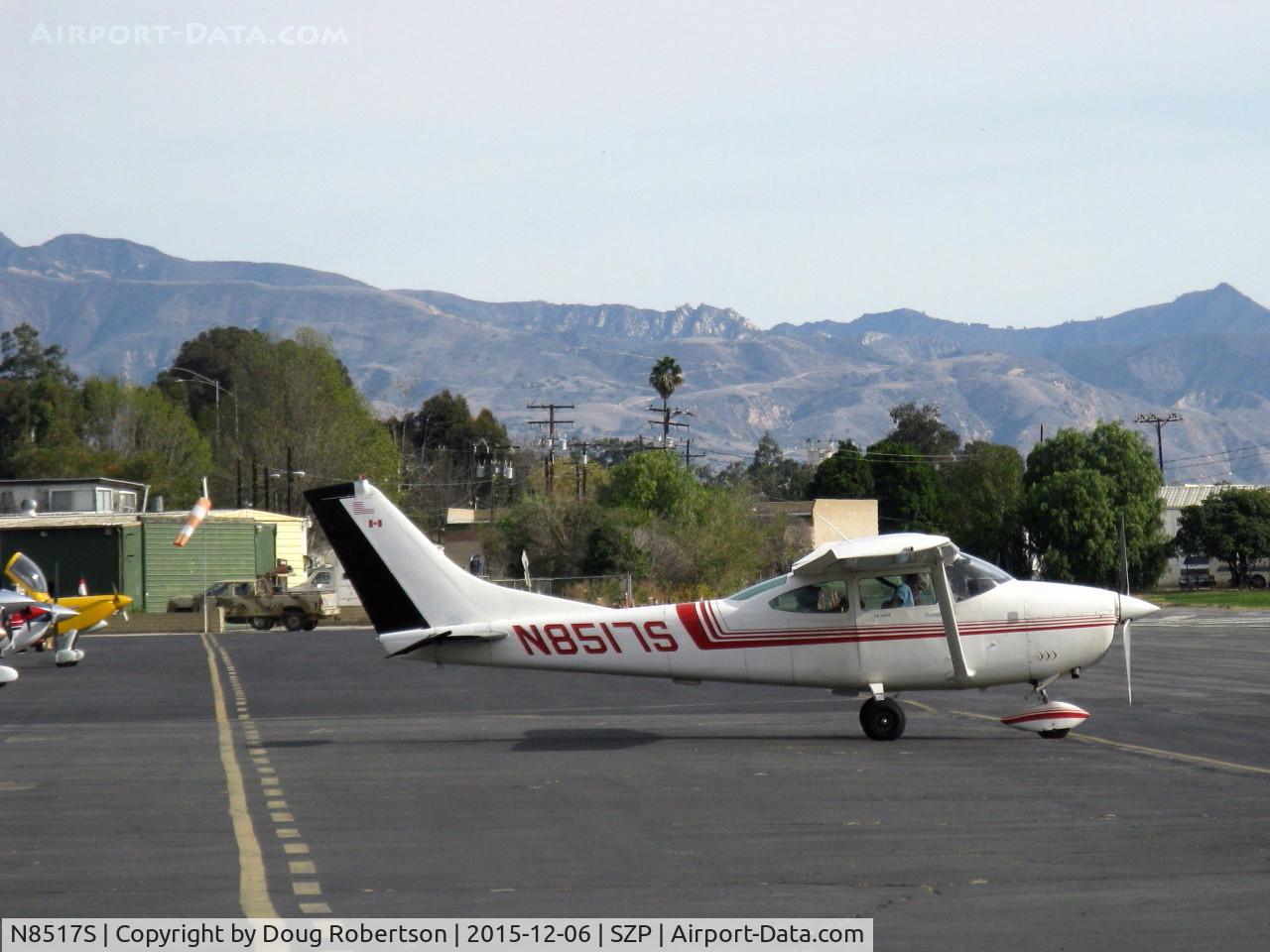 N8517S, 1965 Cessna 182H Skylane C/N 18256617, 1965 Cessna 182H SKYLANE, Continental O-470 230 Hp, spotting to Transient line