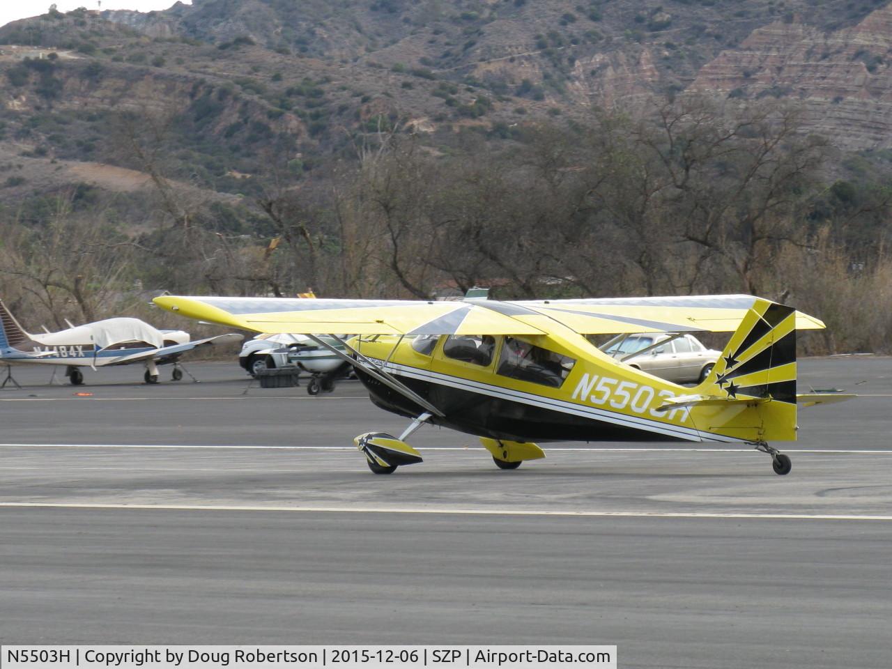 N5503H, 1978 Bellanca 8KCAB Super Decathlon C/N 413-78, 1978 Bellanca 8KCAB SUPER DECATHLON, Lycoming AEIO-360 180 Hp, landing roll Rwy 04