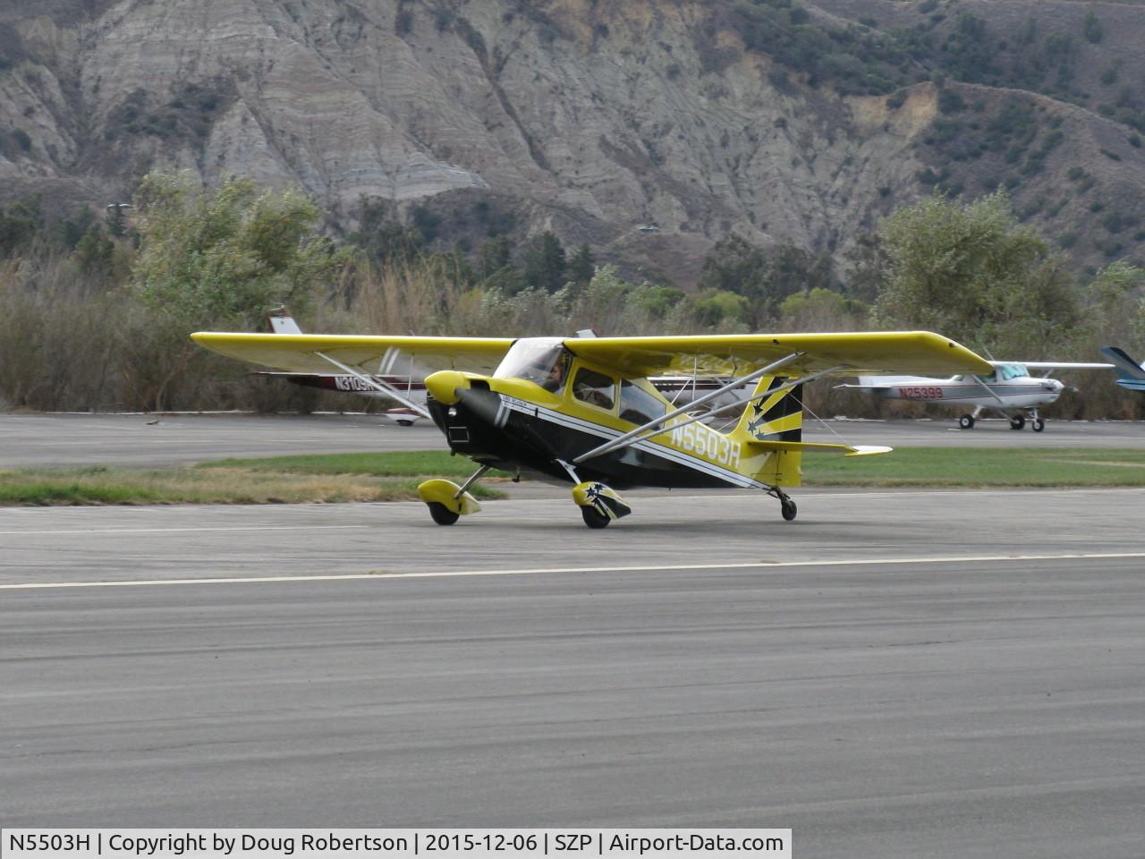 N5503H, 1978 Bellanca 8KCAB Super Decathlon C/N 413-78, 1978 Bellanca 8KCAB SUPER DECATHLON, Lycoming AEIO-360 180 Hp, aerobatic, full inverted systems, landing roll Rwy 04