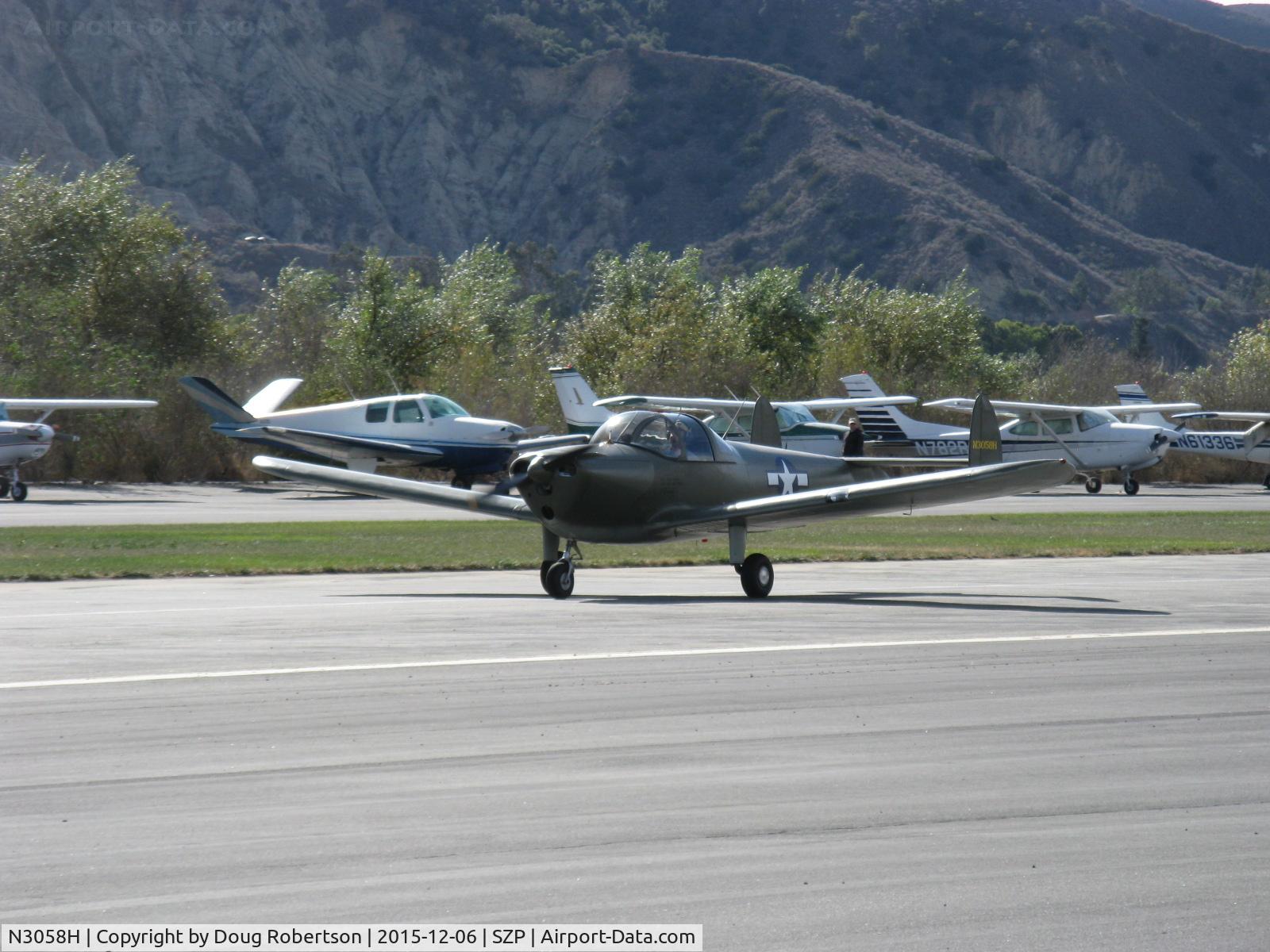 N3058H, 1946 Erco 415C Ercoupe C/N 3683, 1946 ERCO Ercoupe 415-C Continental C85 85 Hp, landing roll Rwy 04