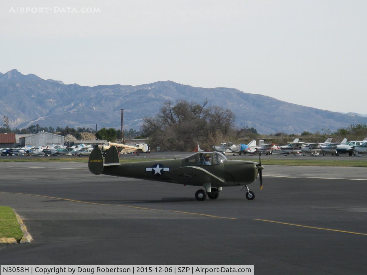 N3058H, 1946 Erco 415C Ercoupe C/N 3683, 1946 ERCO Ercoupe 415-C, Continental C85 85 Hp, holding short  Rwy 04