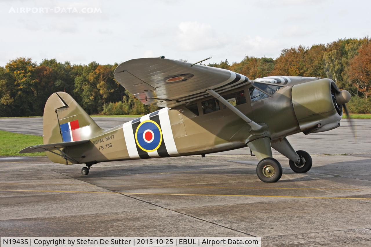N1943S, 1943 Stinson V77 Reliant C/N 77-463, @ EBUL.