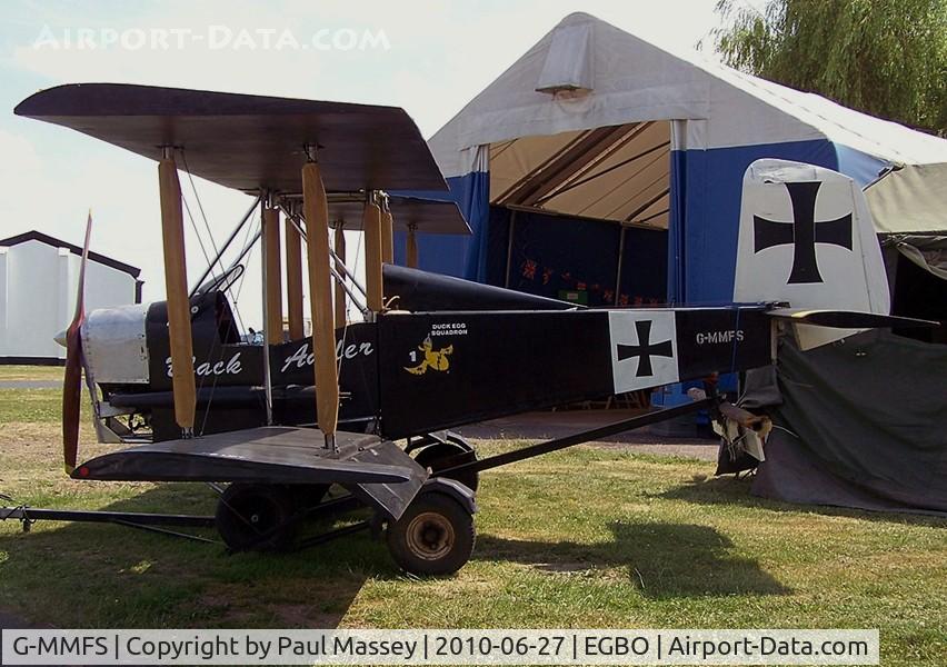 G-MMFS, 1983 Micro Biplane Aviation Tiger Cub 440 C/N SO64, ON display @ the 100 years of flying @ Wolverhampton Airports Fly-In.