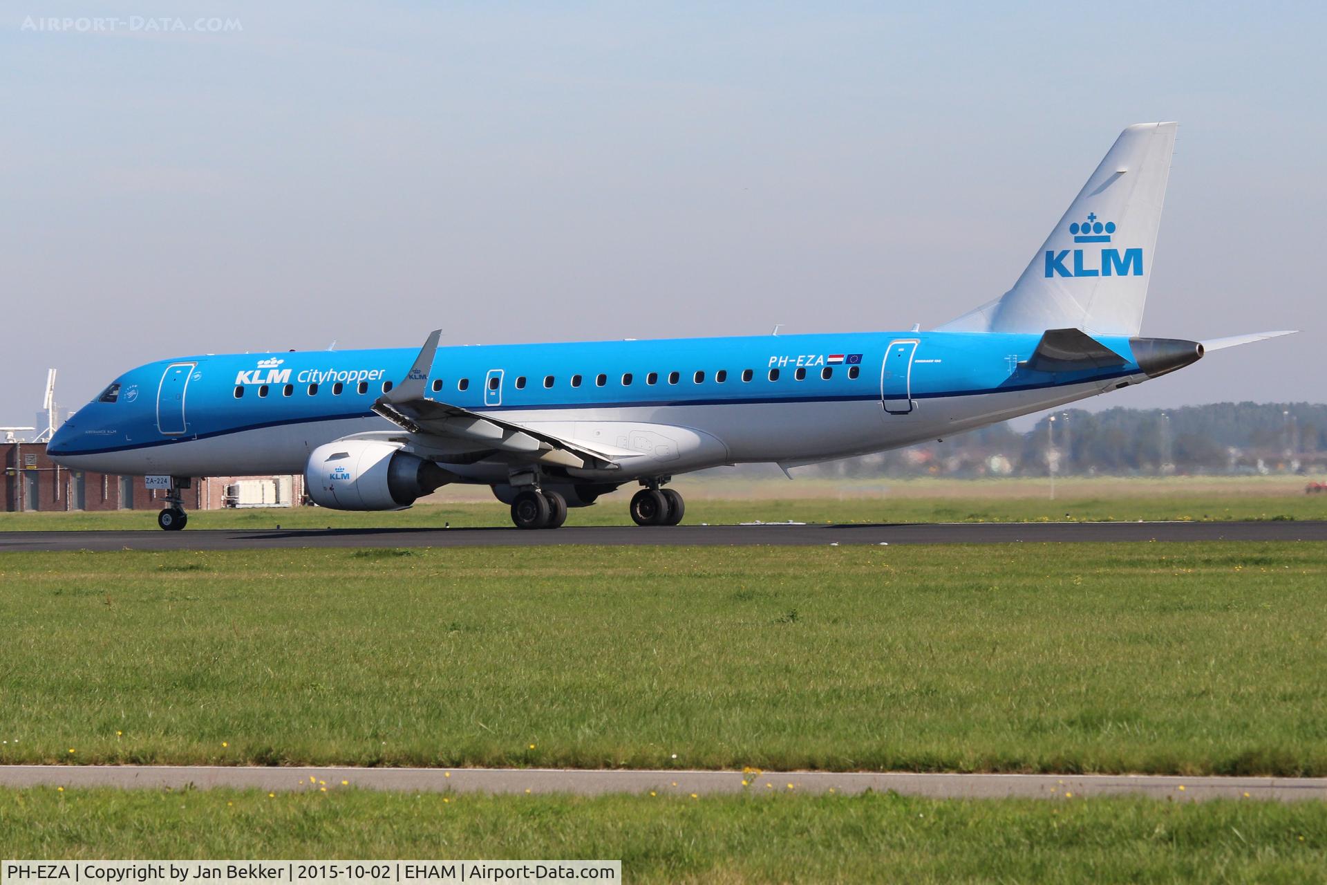 PH-EZA, 2008 Embraer 190LR (ERJ-190-100LR) C/N 19000224, Schiphol