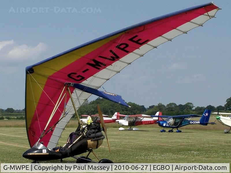 G-MWPE, 1991 Solar Wings Pegasus XL-Q C/N SW-WQ-0416, @ the 100 years of flying @ Wolverhampton Airports fly-in.