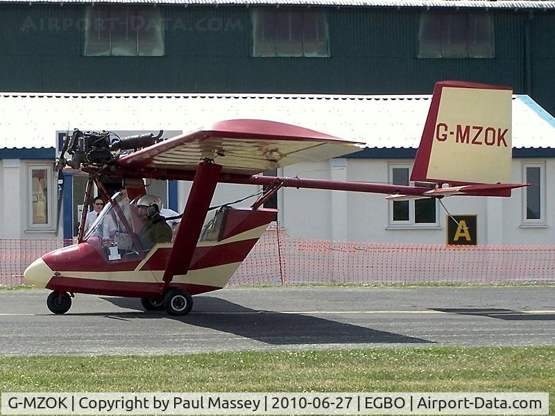 G-MZOK, 1999 Whittaker MW-6 Merlin C/N PFA 164-11568, @ the 100 years of flying @ Wolverhampton Airports fly-in.