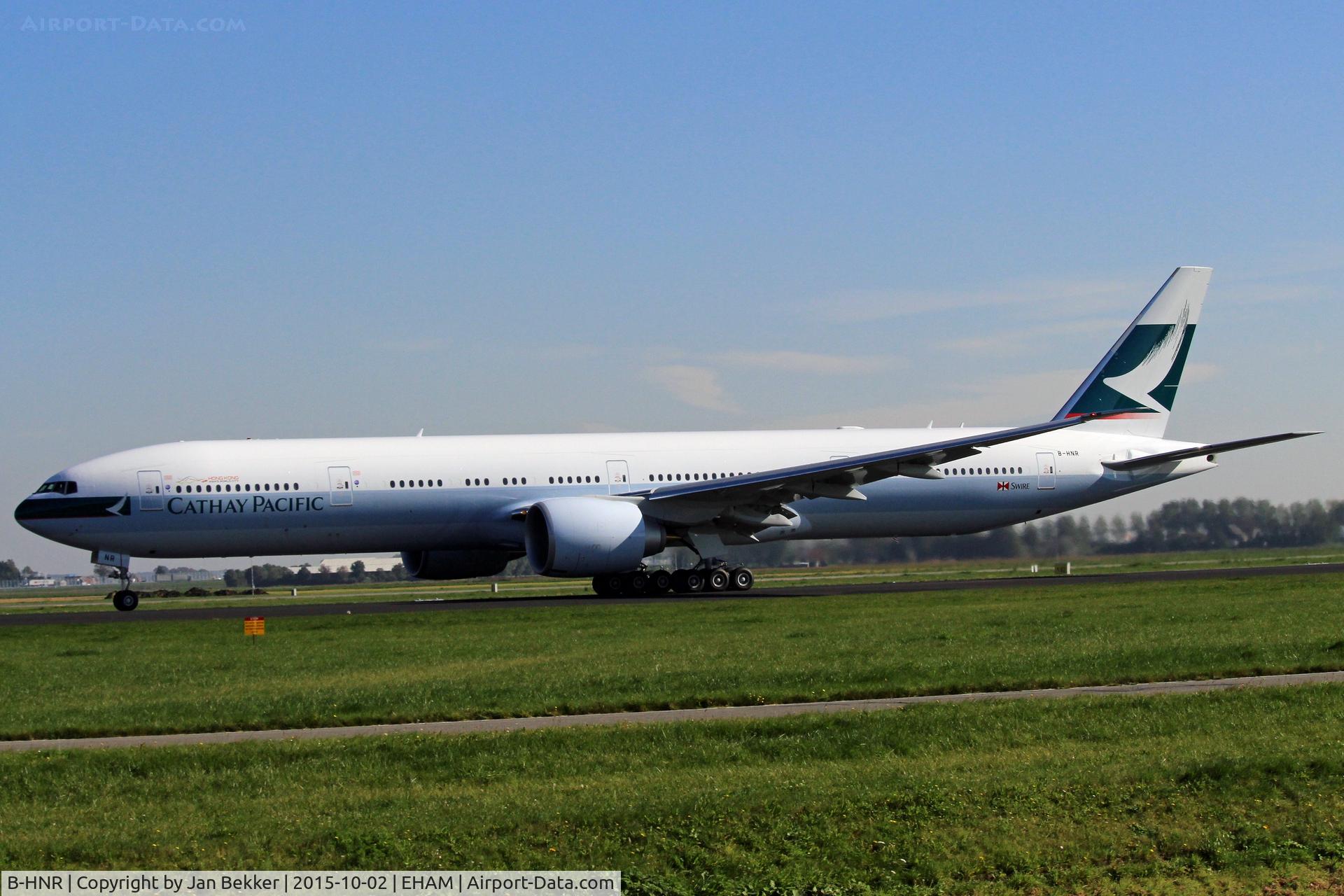 B-HNR, 2015 Boeing 777-367/ER C/N 60724, Schiphol, Polderbaan