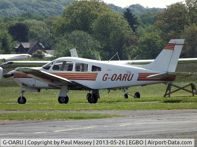 G-OARU, 1989 Piper PA-28R-201 Cherokee Arrow III C/N 2837026, Resident @ Halfpenny Green. EX:-N174ND.