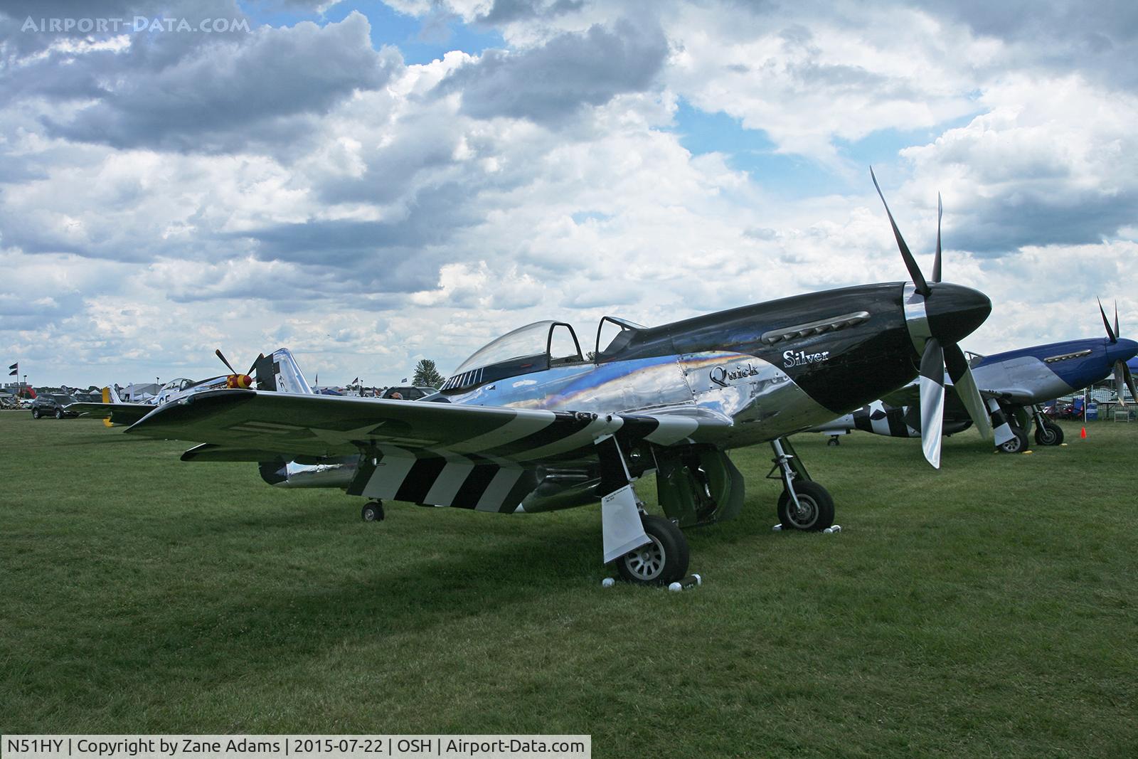 N51HY, 1944 North American P-51D Mustang C/N 124-48192, 2015 EAA AirVenture - Oshkosh, Wisconsin