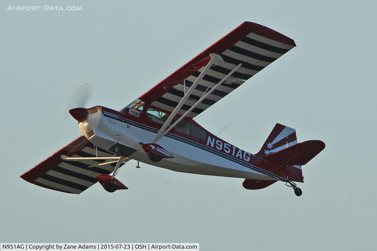 N951AG, 1999 American Champion 8KCAB Decathlon C/N 850-99, 2015 EAA AirVenture - Oshkosh, Wisconsin