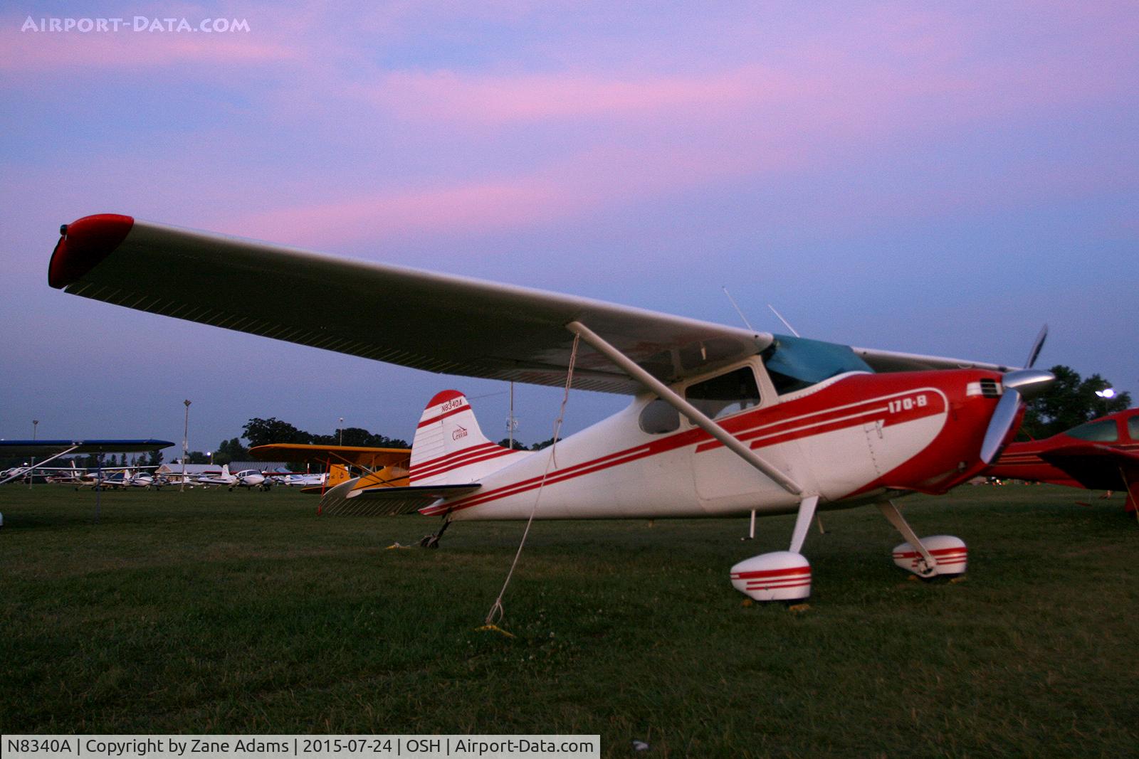 N8340A, 1952 Cessna 170B C/N 25192, 2015 EAA AirVenture - Oshkosh, Wisconsin