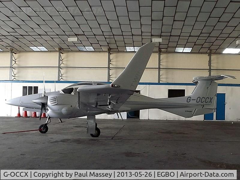 G-OCCX, 2006 Diamond DA-42 Twin Star C/N 42.155, Resident @ Halfpenny Green. EX:-OE-VPW.