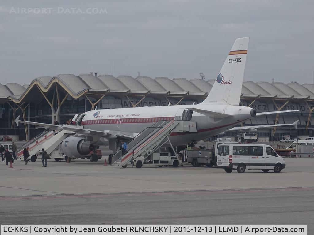 EC-KKS, 2007 Airbus A319-111 C/N 3320, IB3127 from Frankfurt