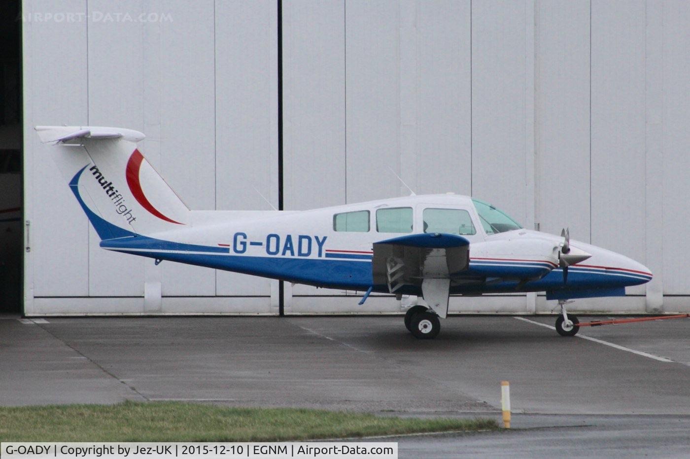 G-OADY, 1978 Beech 76 Duchess C/N ME-56, side elevation view,