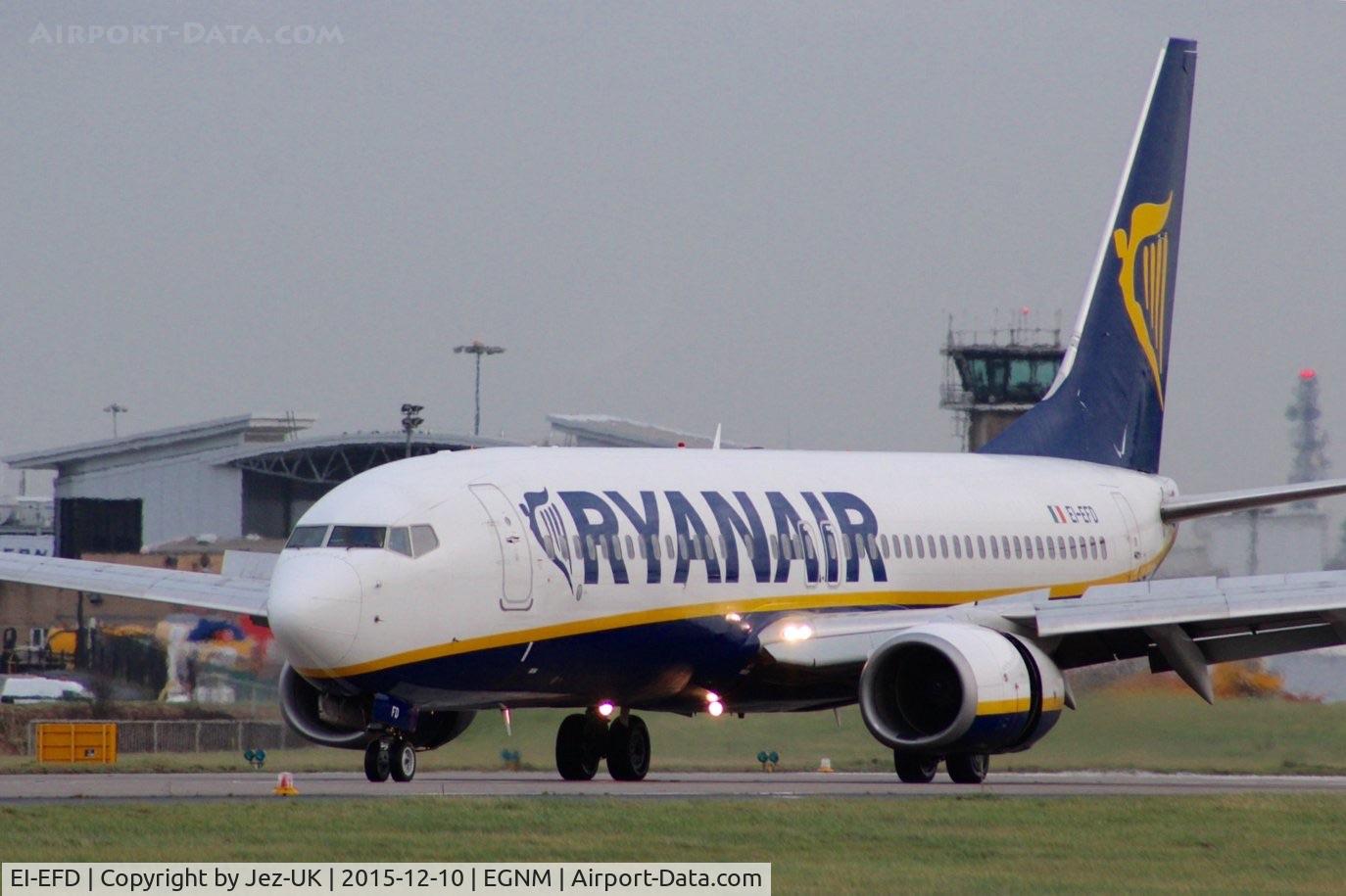 EI-EFD, 2009 Boeing 737-8AS C/N 35011, rollout on runway 32, arrival from TFS,