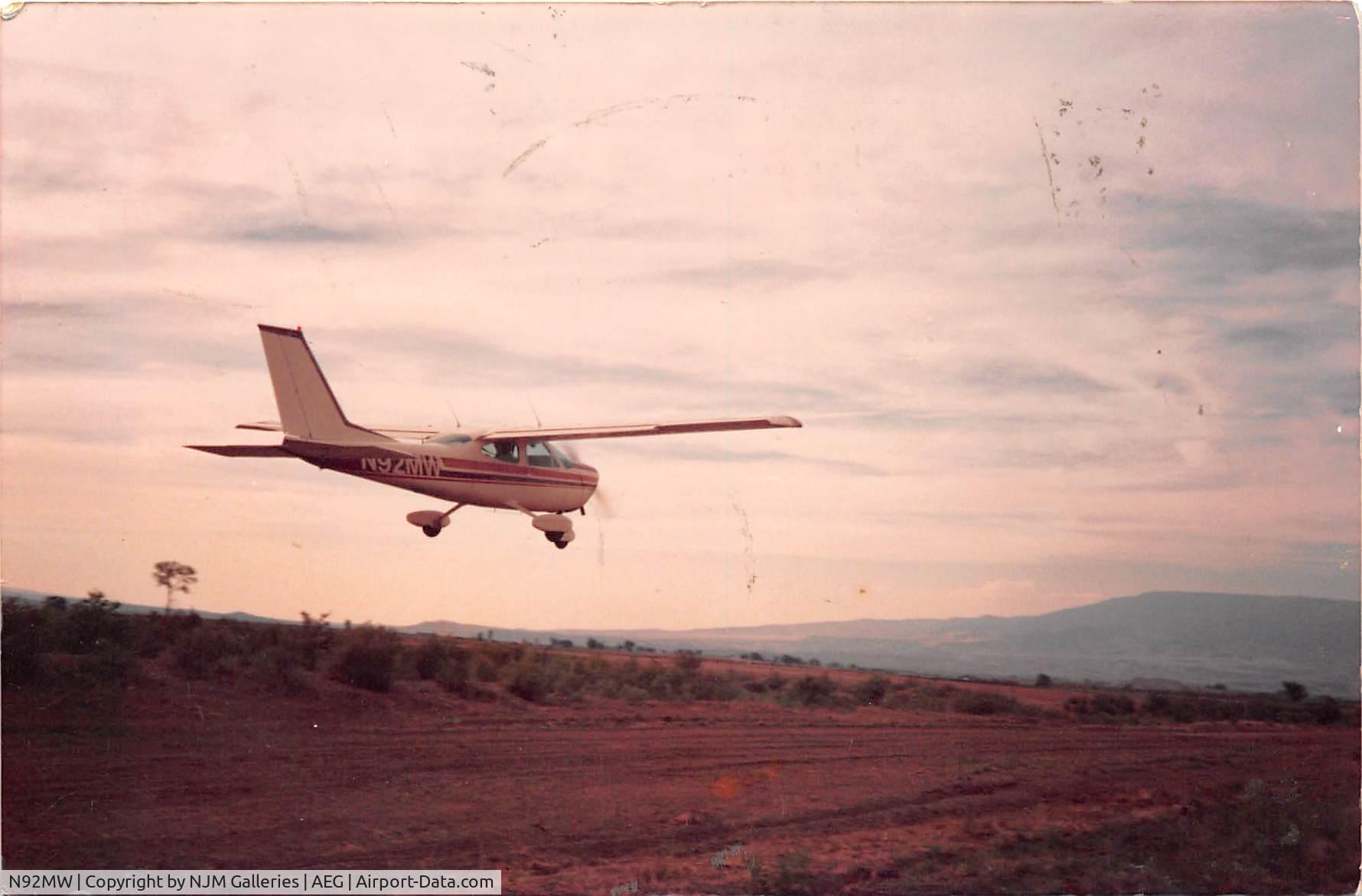 N92MW, 1972 Cessna 177B Cardinal C/N 17701803, Older photo from previous owner in New Mexico.