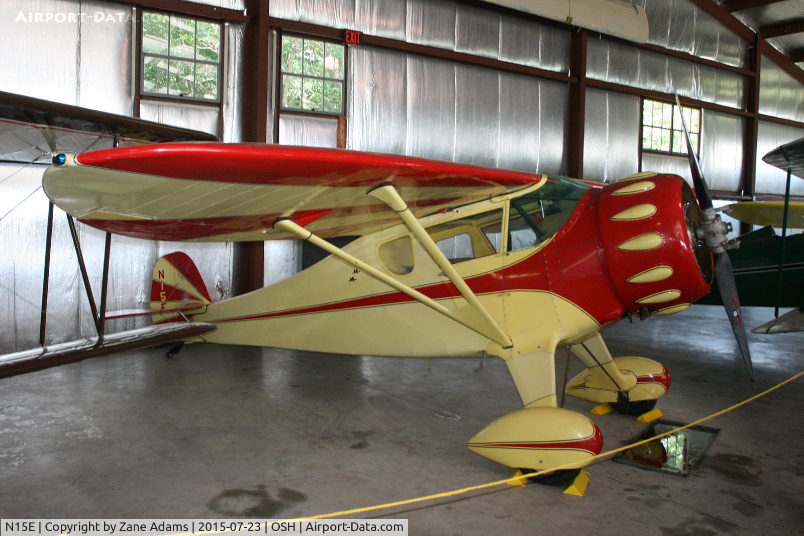 N15E, 1949 Monocoupe 110 Special C/N 7W-97, 2015 EAA AirVenture - Oshkosh, Wisconsin