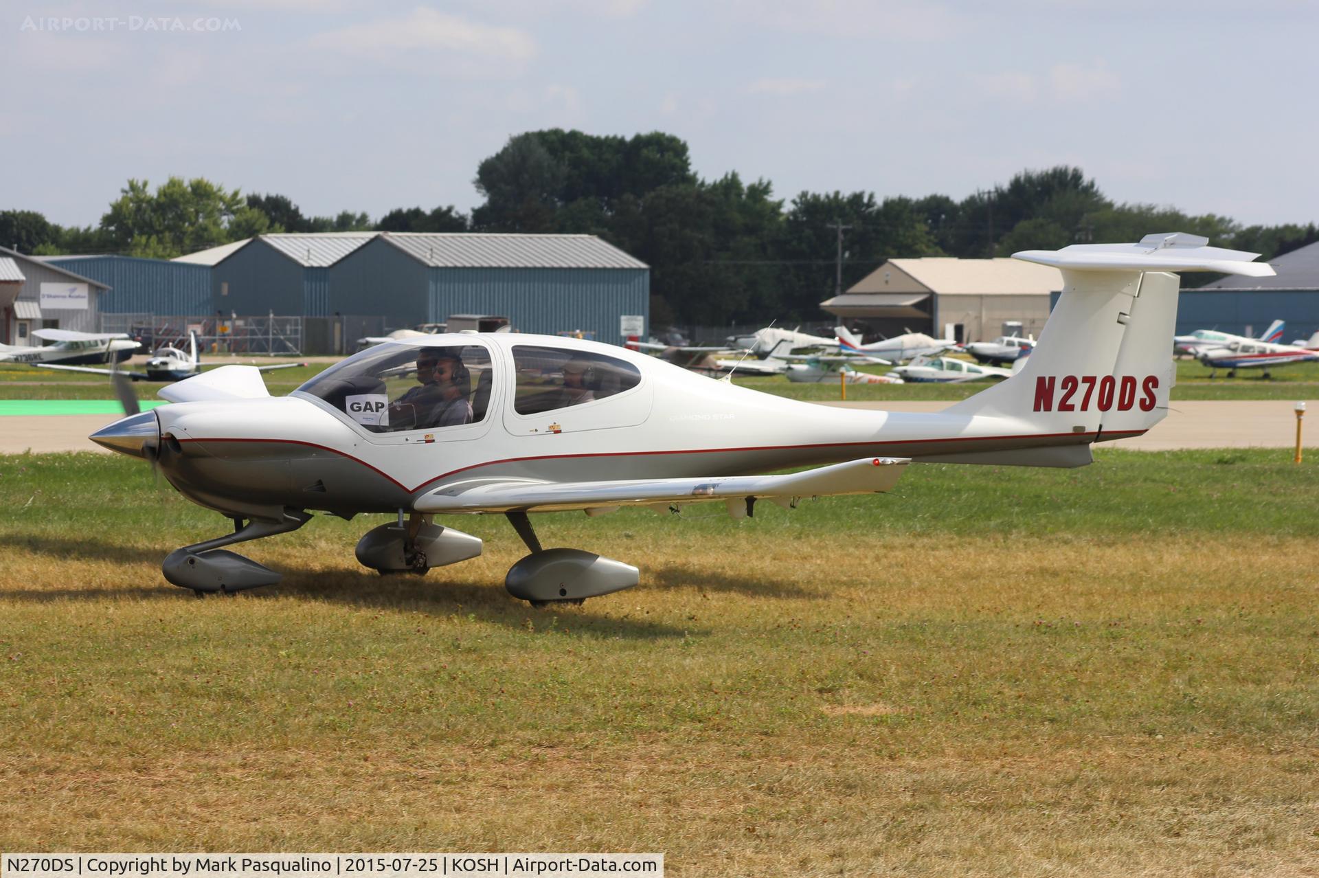 N270DS, Diamond DA-40 Diamond Star C/N 40.270, Diamond DA-40