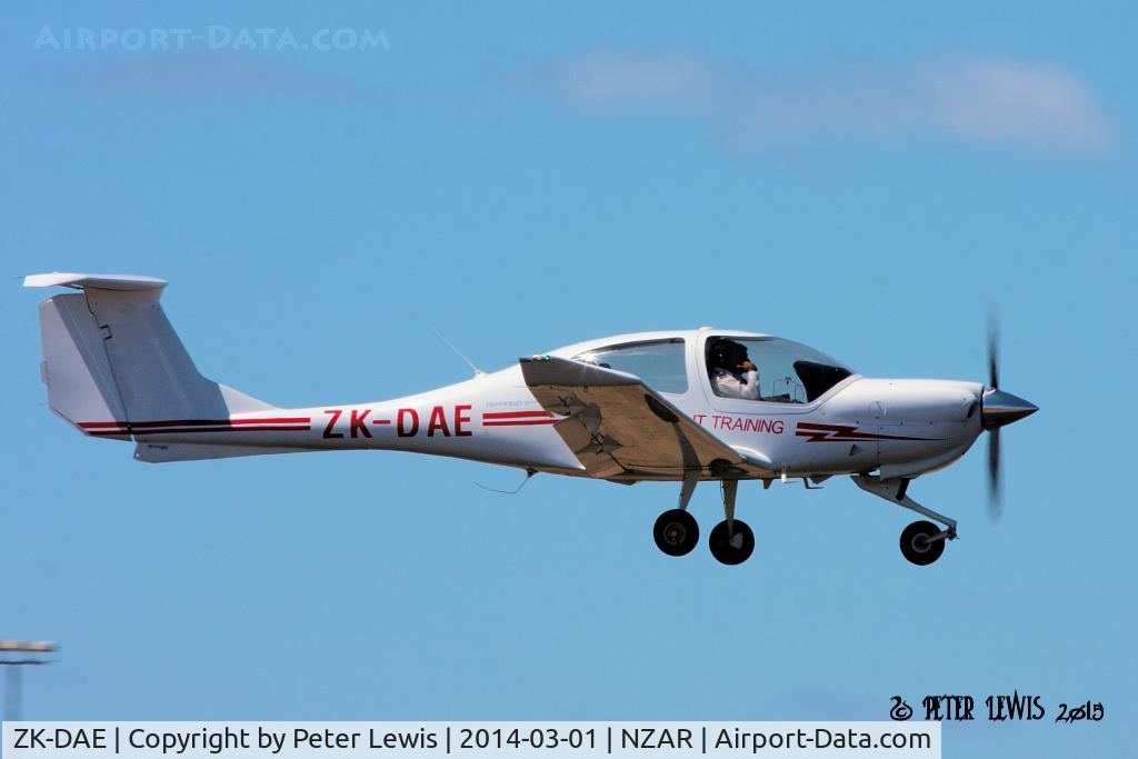 ZK-DAE, 2005 Diamond DA-40 Diamond Star C/N 40.606, Eagle Flight Training Ltd., Ardmore