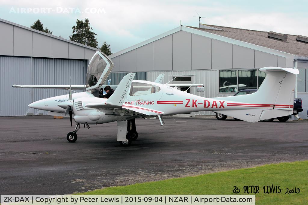 ZK-DAX, Diamond DA-42 Twin Star C/N 42.AC072, Eagle Flight Training Ltd., Ardmore
