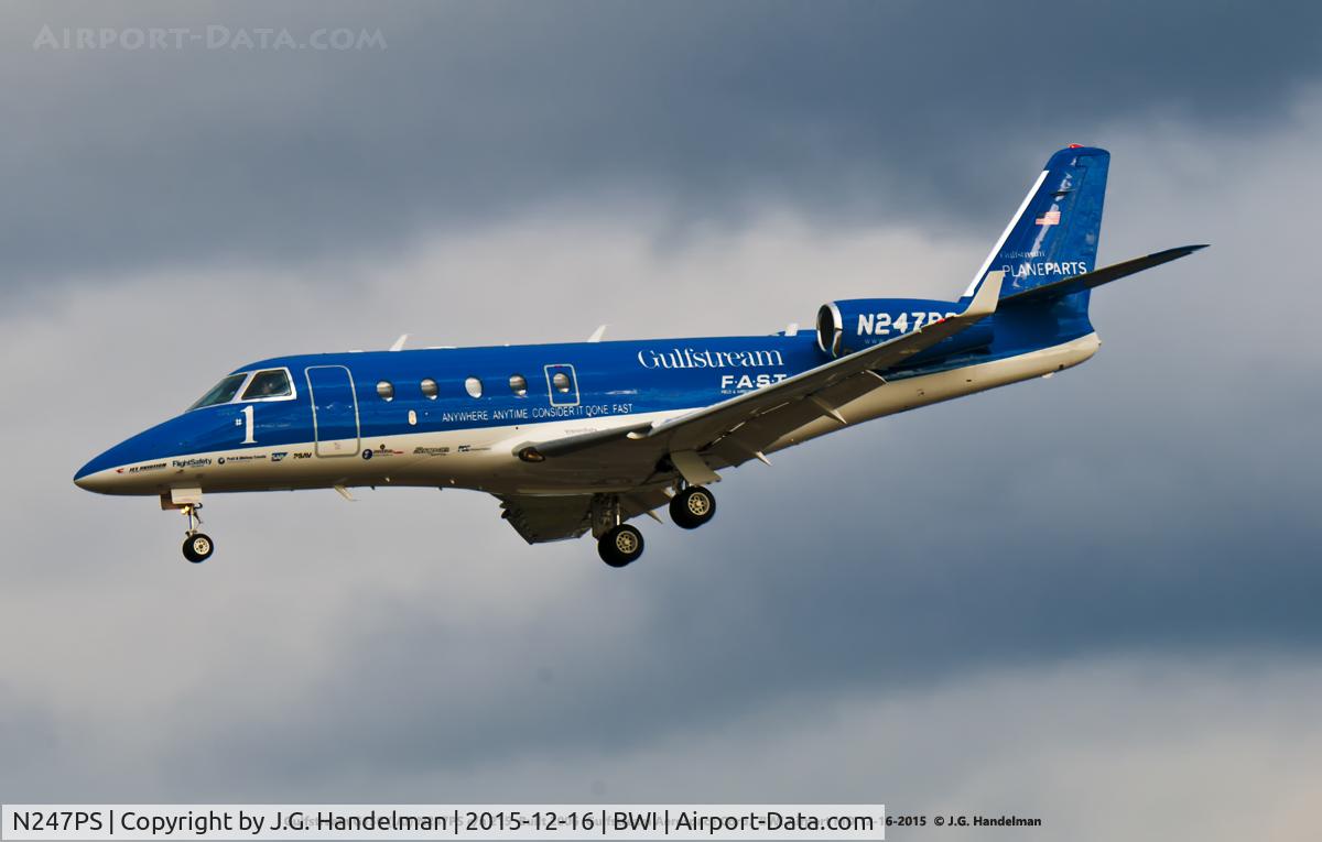 N247PS, 2006 Gulfstream 150 C/N 215, Gulfstream Parts Delivery To BWI Airport.