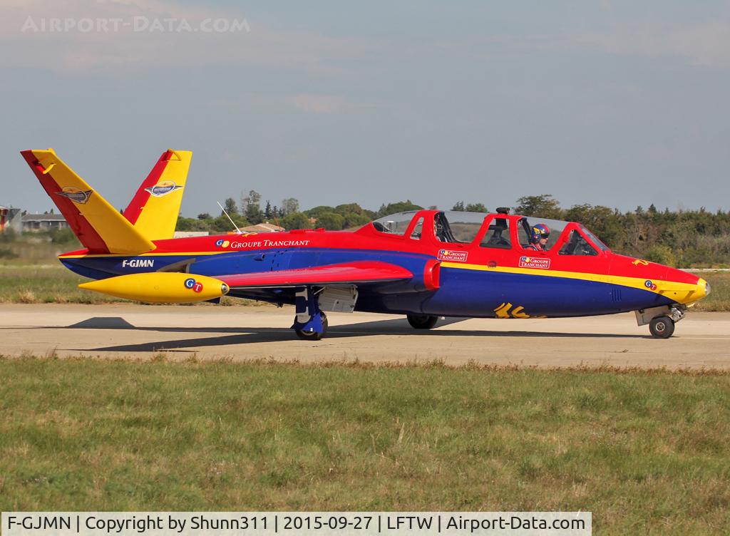 F-GJMN, Fouga CM-170 Magister C/N 424, Exhibited during FNI Airshow 2015