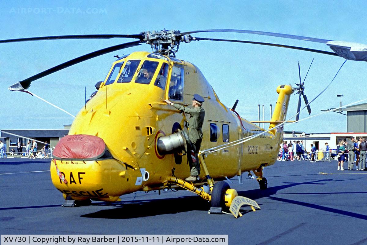 XV730, 1968 Westland Wessex HC.2 C/N WA625, Westland WS.58 Wessex HC.2 [WA625] (Royal Air Force) (Place and date unknown). From a slide.
