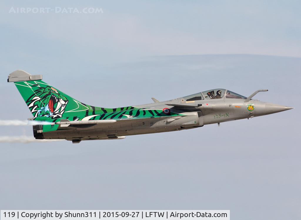 119, 2010 Dassault Rafale C C/N 119, Exhibited during FNI Airshow 2015 - Tiger Meet 2015 c/s