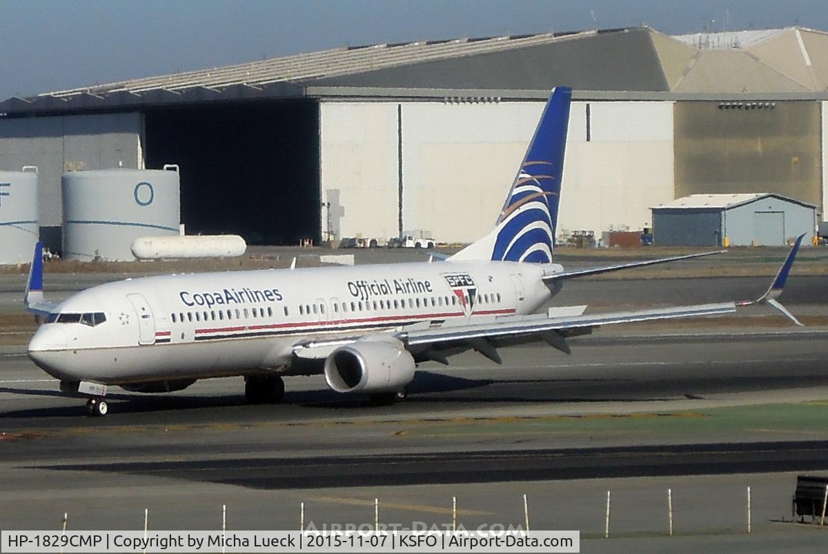 HP-1829CMP, 2013 Boeing 737-8V3 C/N 38882, At San Francisco