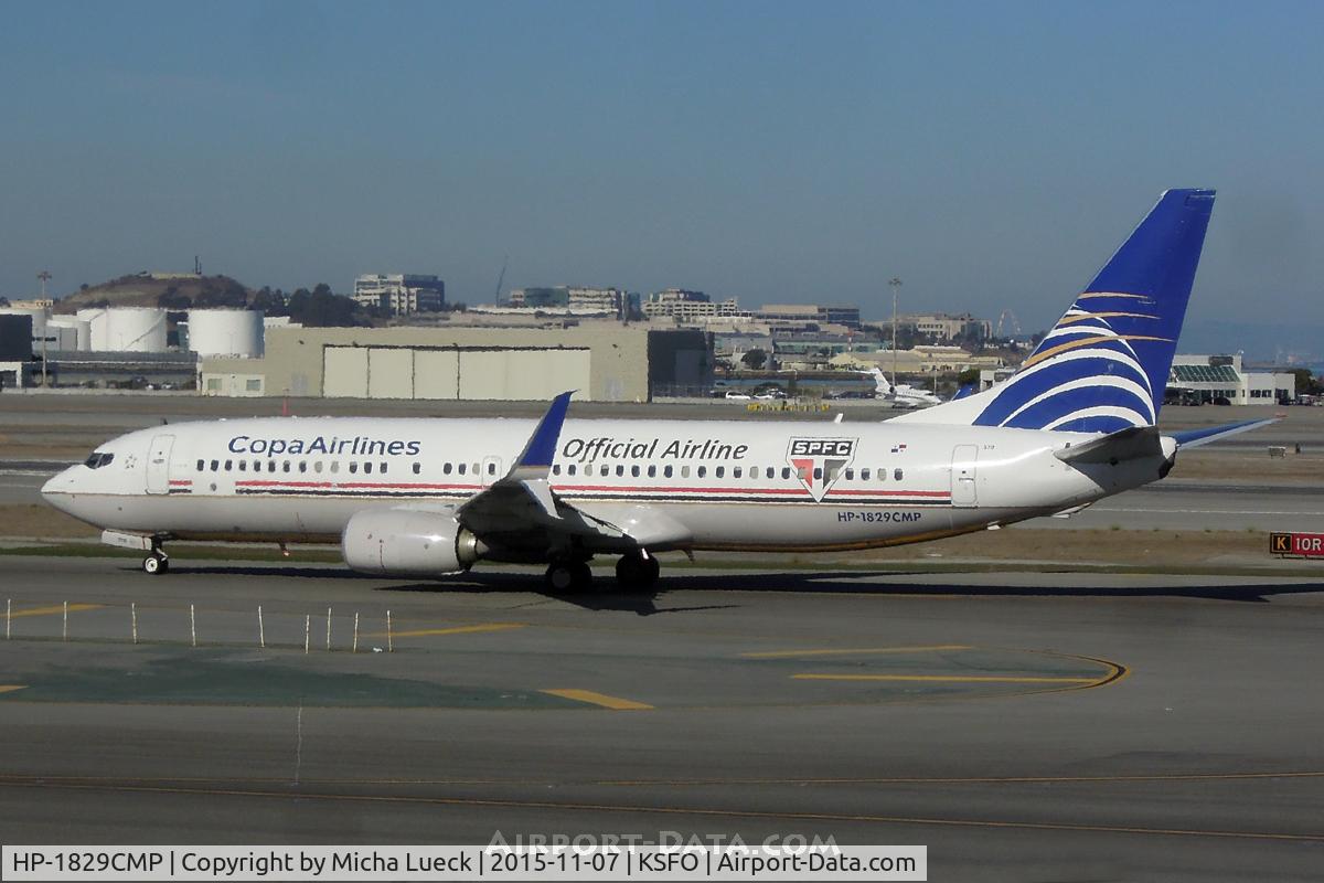 HP-1829CMP, 2013 Boeing 737-8V3 C/N 38882, At San Francisco