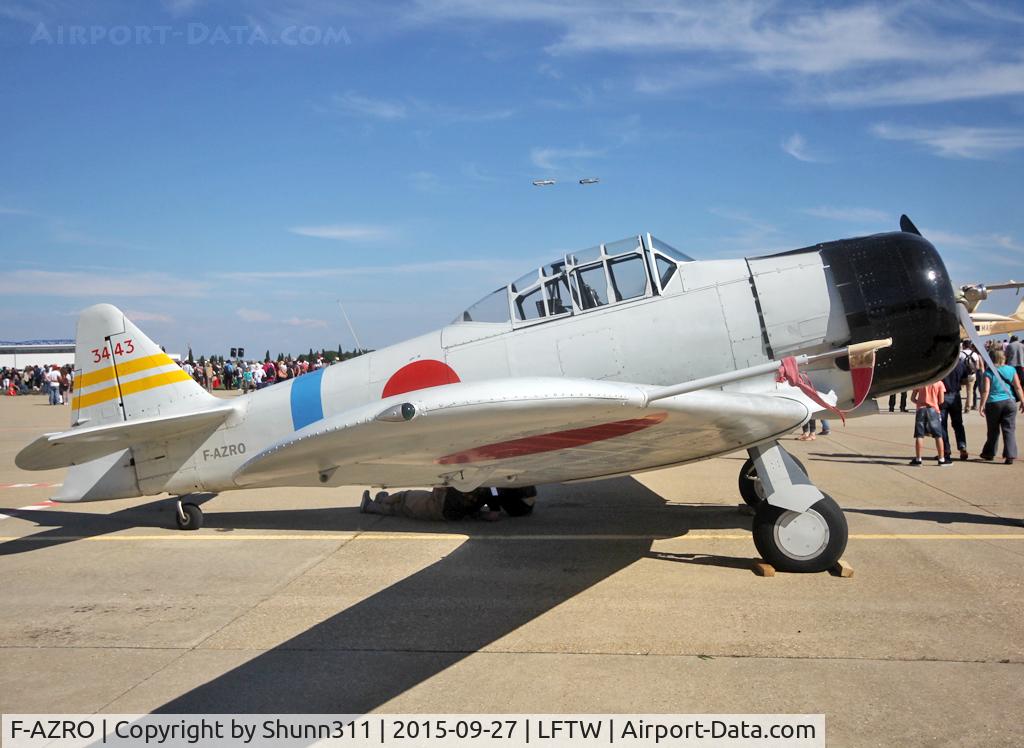 F-AZRO, North American AT-6B Texan C/N 01-CM, Exhibited during FNI Airshow 2015