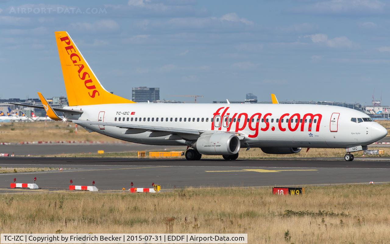 TC-IZC, 2009 Boeing 737-86J C/N 37745, departure via RW18W