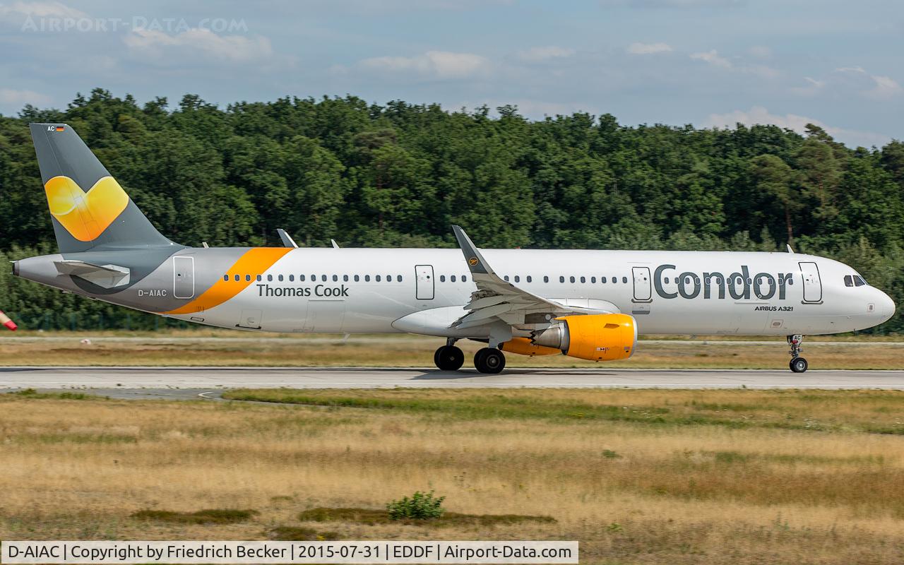 D-AIAC, 2014 Airbus A321-211 C/N 5969, departure via RW18W