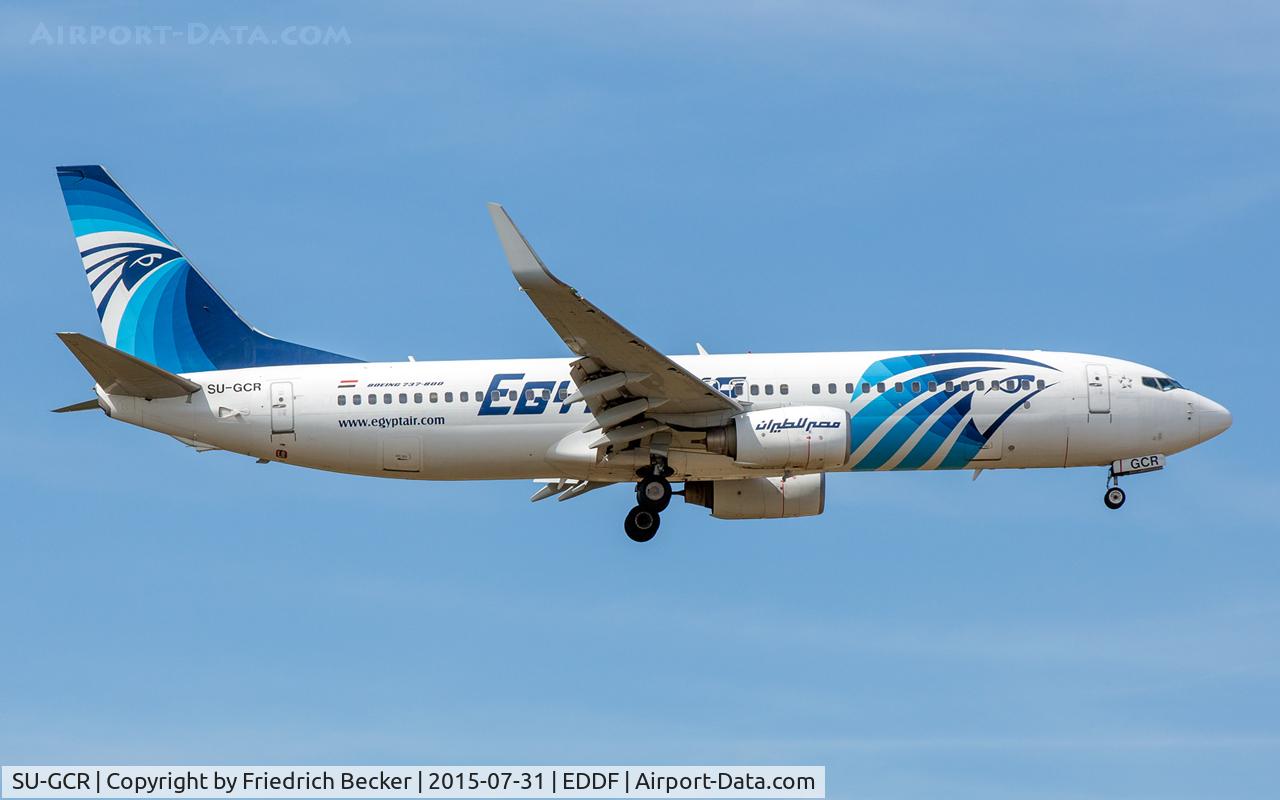 SU-GCR, 2009 Boeing 737-866 C/N 35562, on final RW07R