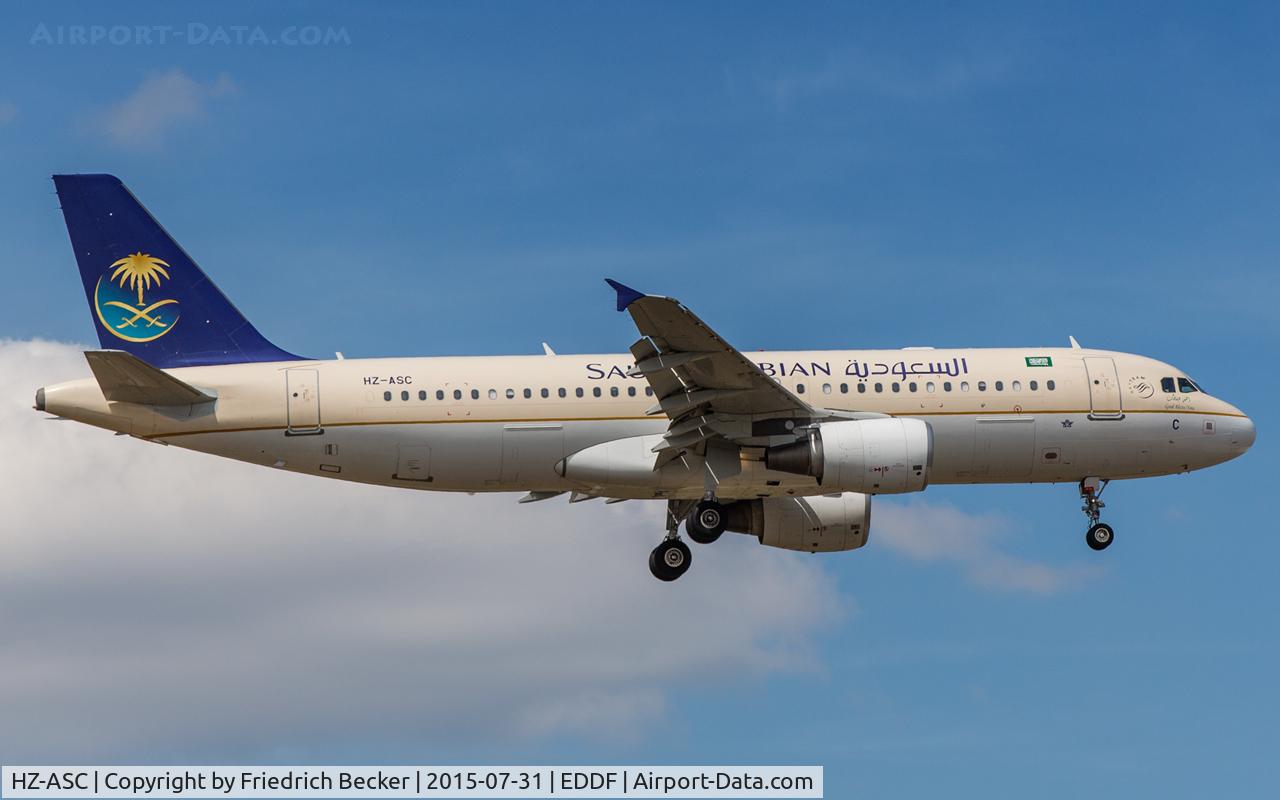 HZ-ASC, 2010 Airbus A320-214 C/N 4337, on final RW07R