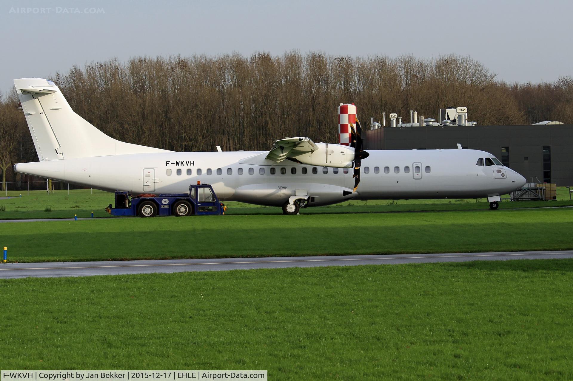 F-WKVH, 2015 ATR 72-600 (72-212A) C/N 1273, At Lelystad Airport to get its first livery