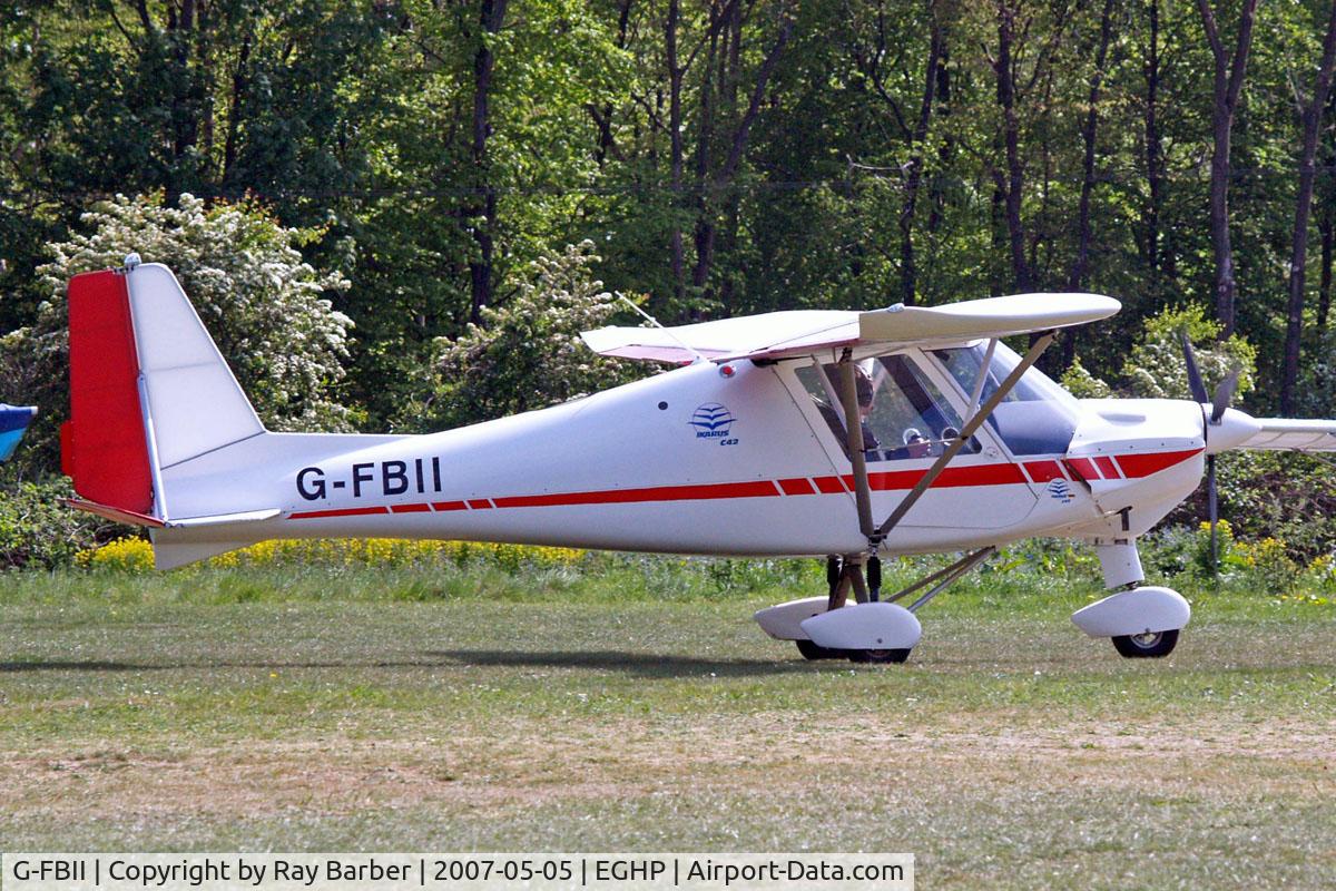 G-FBII, 2003 Comco Ikarus C42 FB100 C/N 0310-6574, Comco Ikarus C-42 Cyclone FB100 [0310-6574] Popham~G 05/05/2007