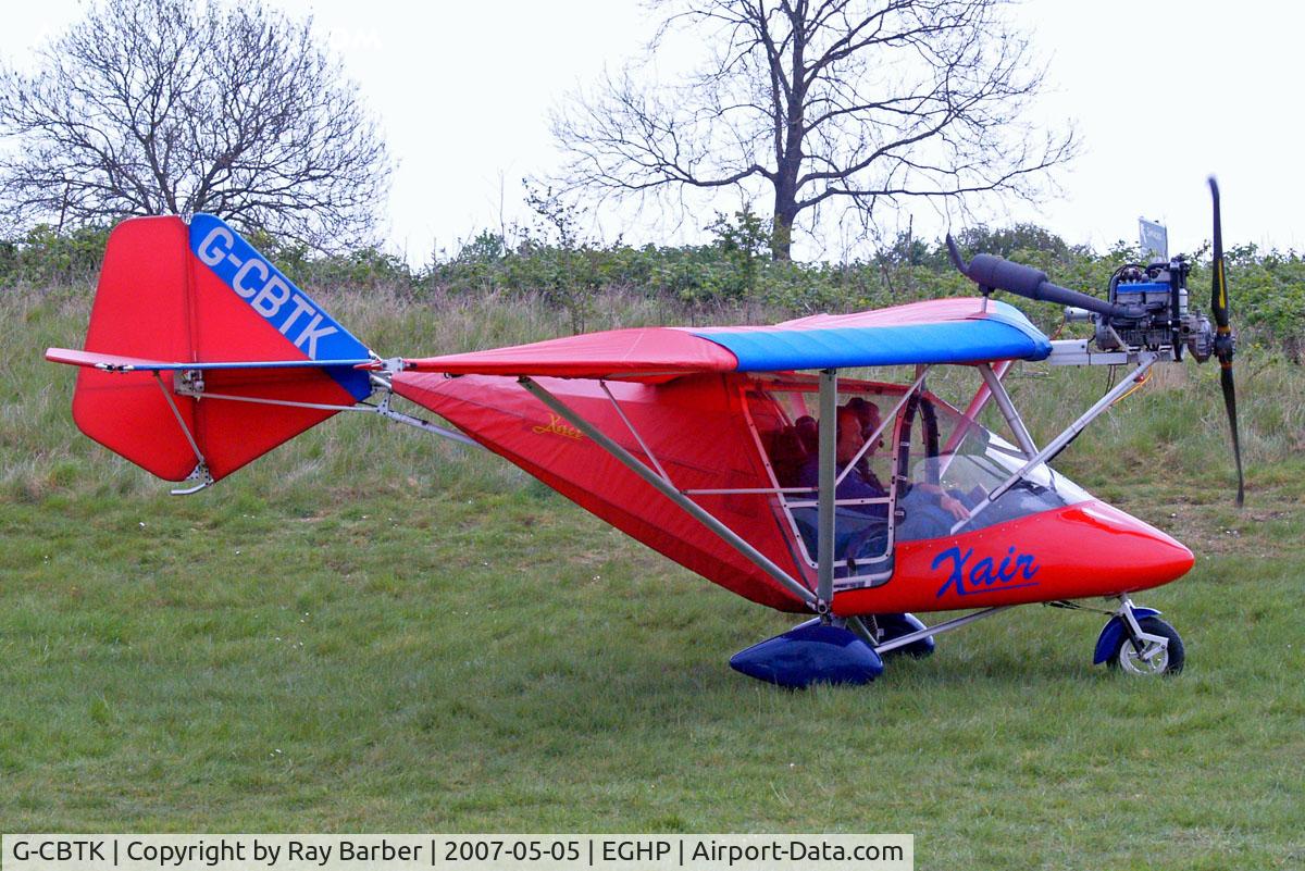 G-CBTK, 2002 Raj Hamsa X-Air 582(5) C/N BMAA/HB/168, Raj Hamas X Air 582 (5) [BMAA/HB/168] Popham~G 05/05/2007