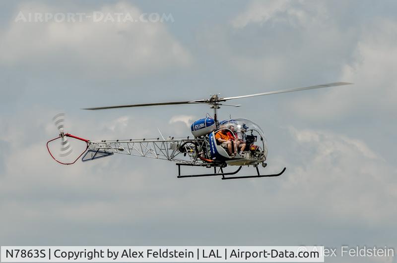 N7863S, Bell 47G-3B-1 Sioux C/N 6630, Sun-N-Fun 2015