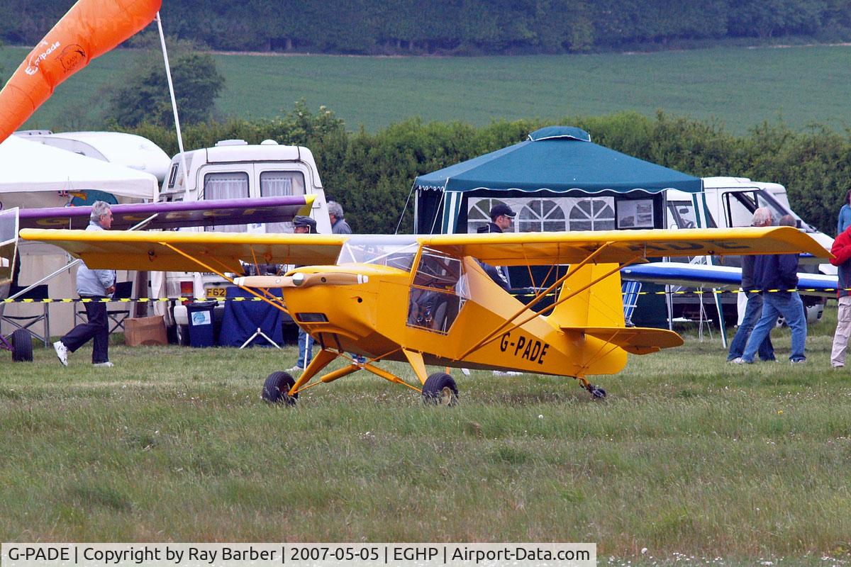 G-PADE, 2004 Escapade Jabiru(3) C/N BMAA/HB/369, Just Aircraft Escapade Jabiru (3) [BMAA/HB/369] Popham~G 05/05/2007