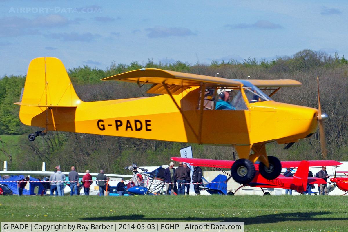 G-PADE, 2004 Escapade Jabiru(3) C/N BMAA/HB/369, Just Aircraft Escapade Jabiru (3) [BMAA/HB/369] Popham~G 03/05/2014