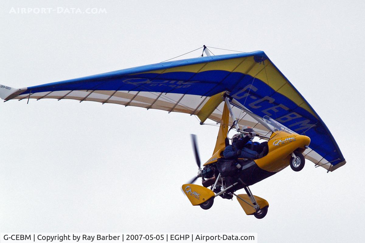 G-CEBM, 2006 P&M Aviation Quik GT450 C/N 8197, P & M Aviation Quick GT450 [8197] Popham~G 05/05/2007