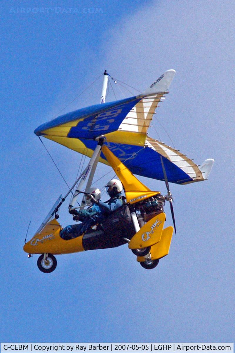 G-CEBM, 2006 P&M Aviation Quik GT450 C/N 8197, P & M Aviation Quick GT450 [8197] Popham~G 05/05/2007
