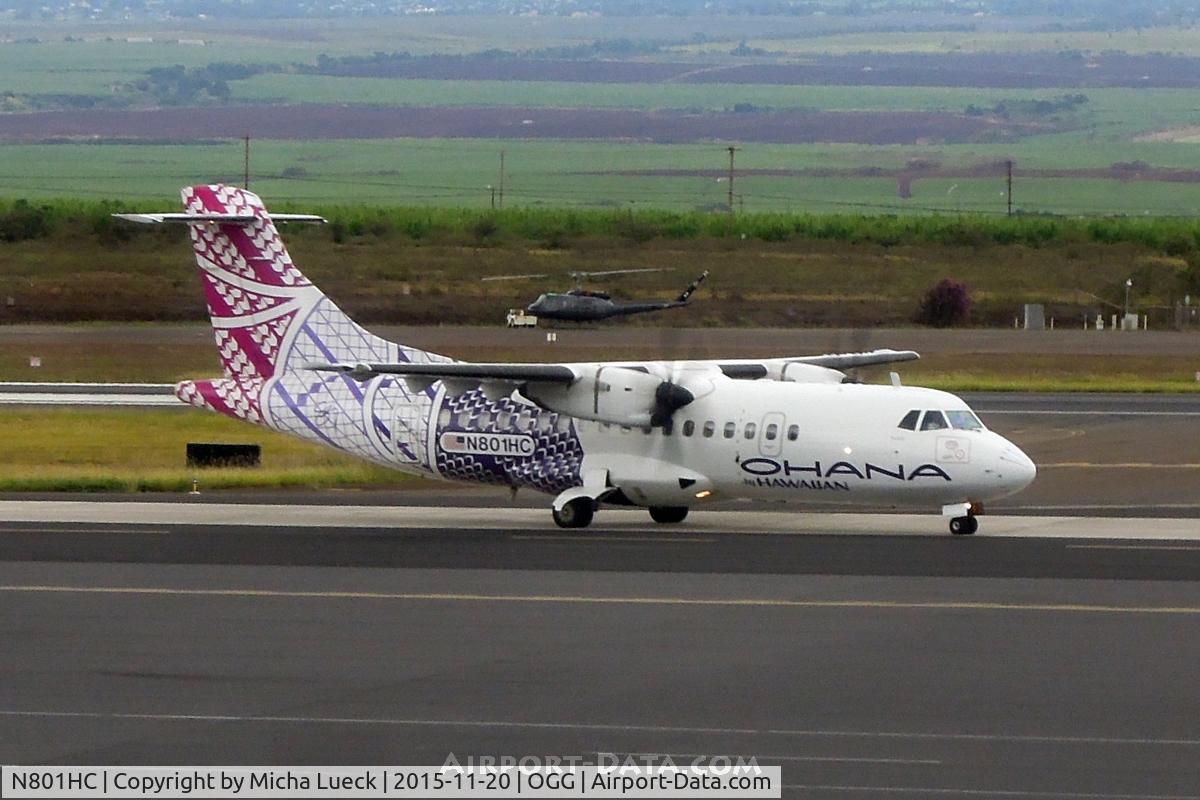 N801HC, 2004 ATR 42-500 C/N 629, At Kahului