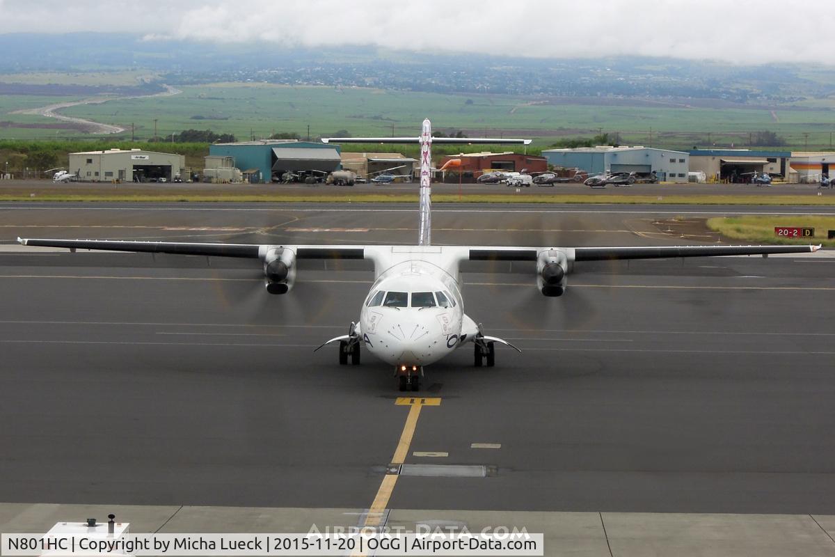 N801HC, 2004 ATR 42-500 C/N 629, At Kahului