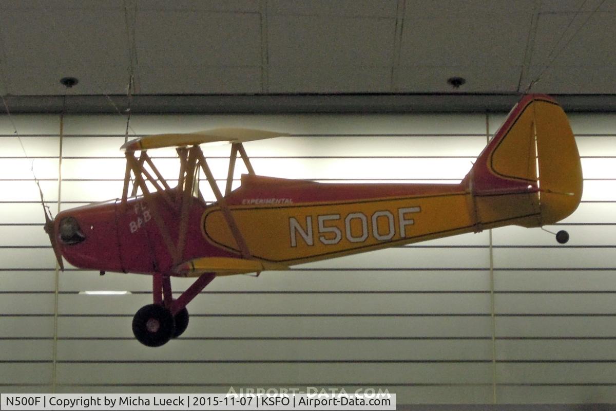 N500F, 1960 Bowers Fly Baby 1A C/N 1-1, At San Francisco