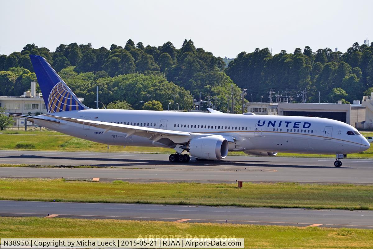 N38950, 2014 Boeing 787-9 Dreamliner Dreamliner C/N 36401, At Narita