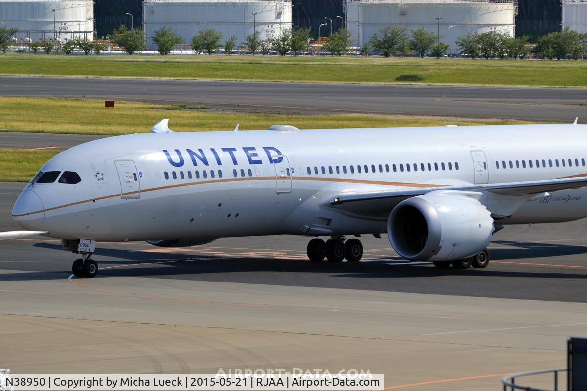 N38950, 2014 Boeing 787-9 Dreamliner Dreamliner C/N 36401, At Narita