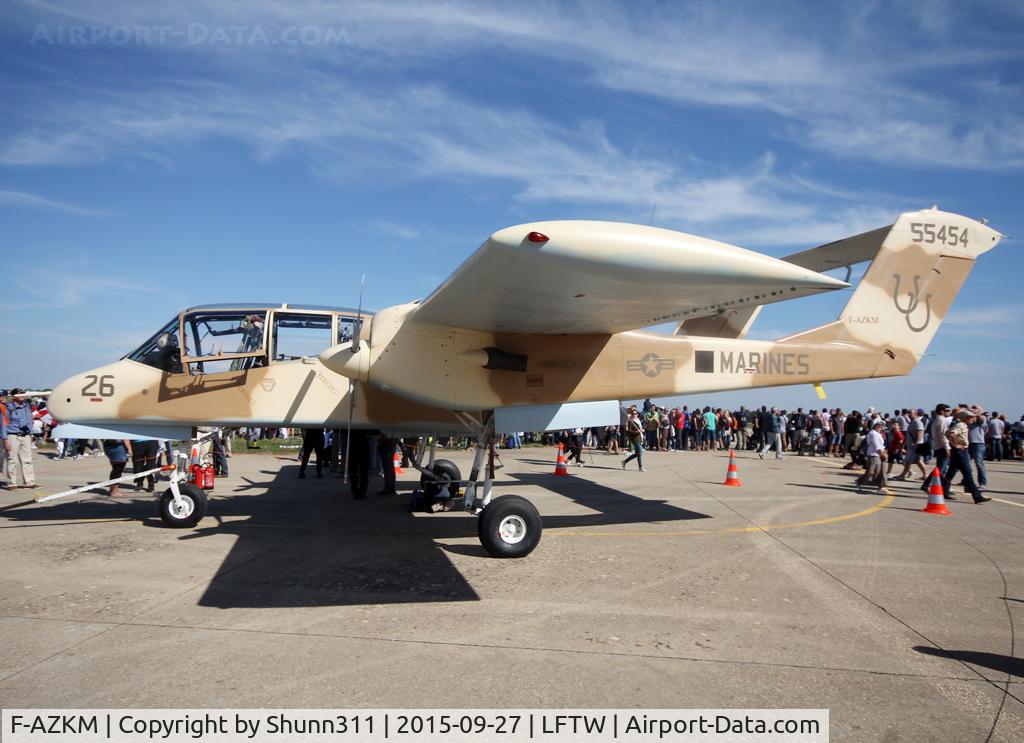 F-AZKM, 1971 North American OV-10B Bronco C/N 338-9 (305-65), Exhibited during FNI Airshow 2015